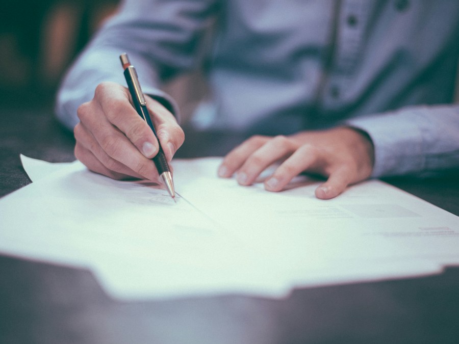 Signing real estate transaction documents